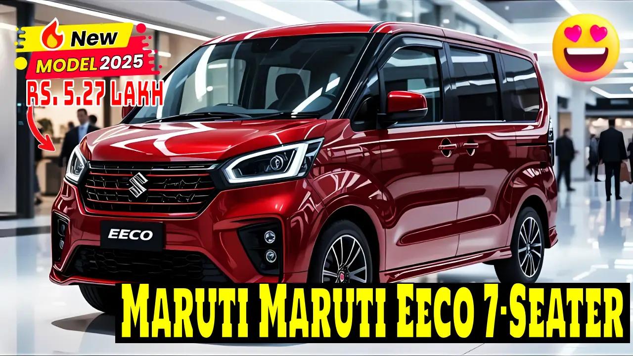 Maruti Eeco 7-Seater MPV with dual-tone cabin