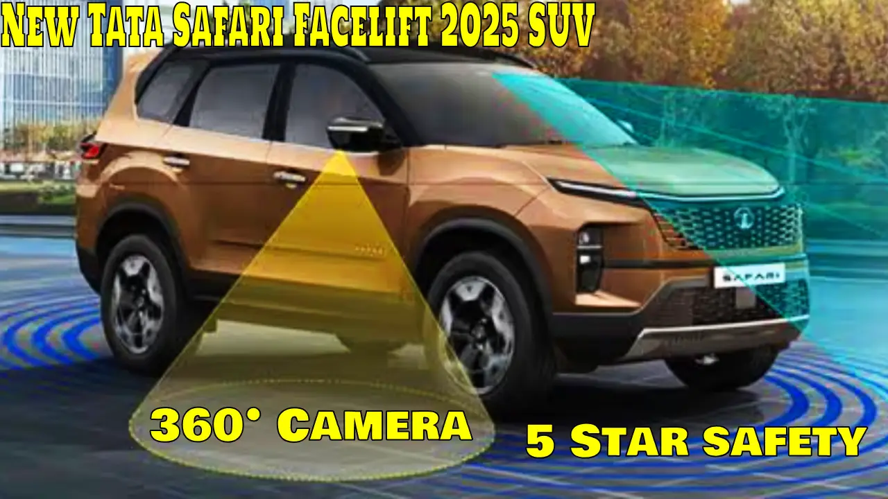 New Tata Safari Facelift 2025 SUV