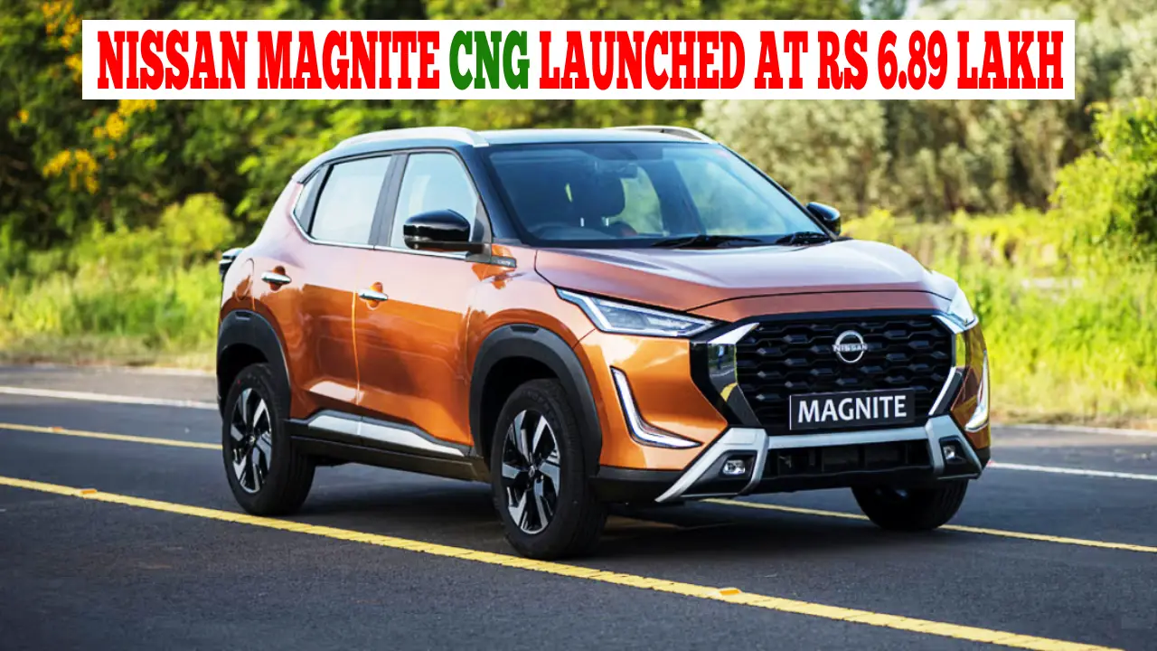 Nissan Magnite SUV with new CNG