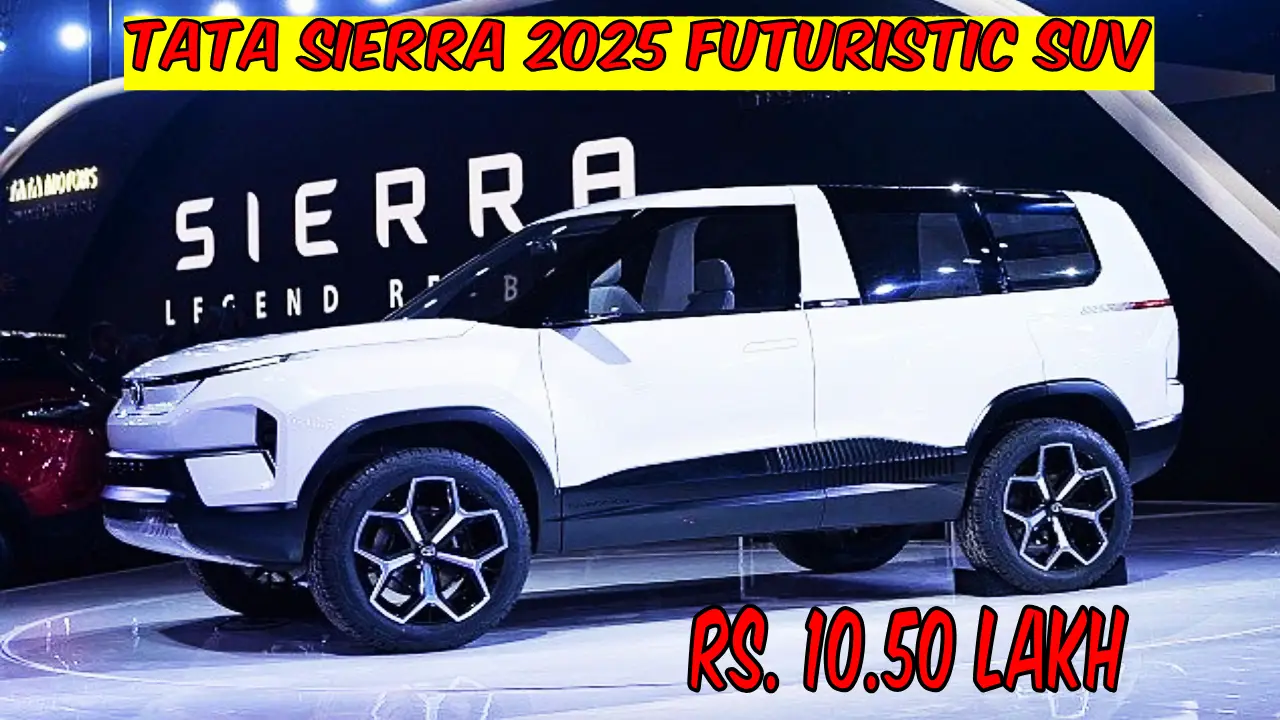 Tata Sierra 2025 futuristic SUV